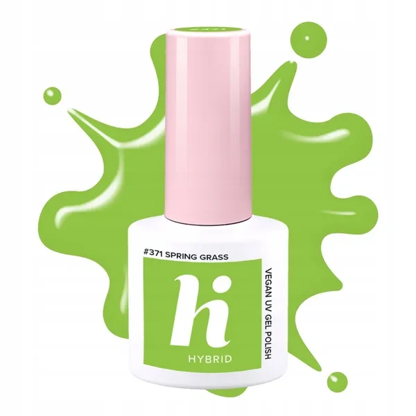 HI HYBRID lakier hybrydowy 371 Spring Grass 5ml