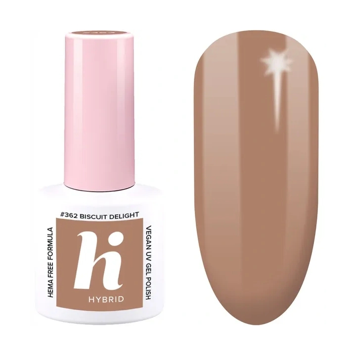 HI HYBRID Coffeehouse lakier hybrydowy Hema Free 362 Biscuit Delight 5ml