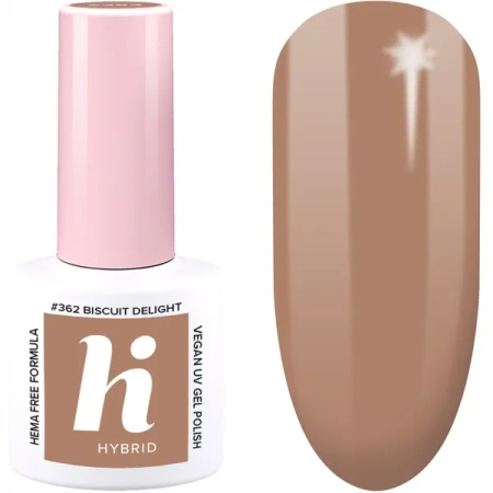 HI HYBRID Coffeehouse lakier hybrydowy Hema Free 362 Biscuit Delight 5ml