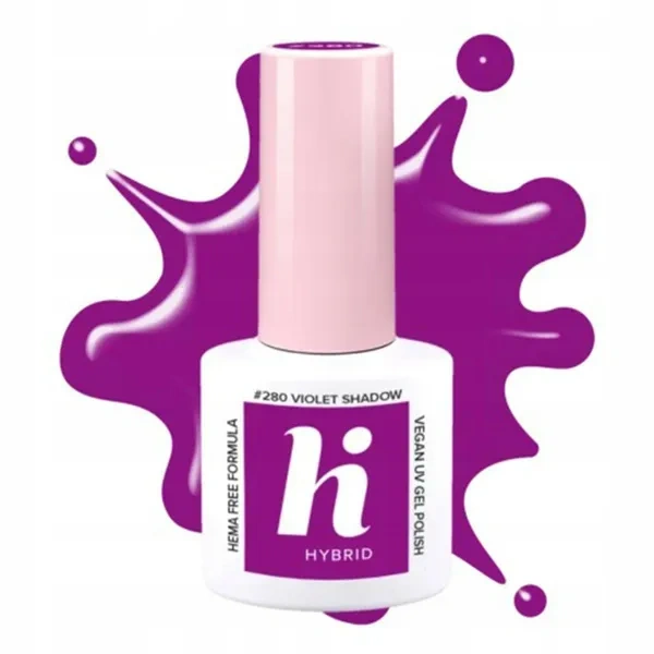 HI HYBRID 2000's lakier hybrydowy Hema Free 280 Violet Shadow 5ml