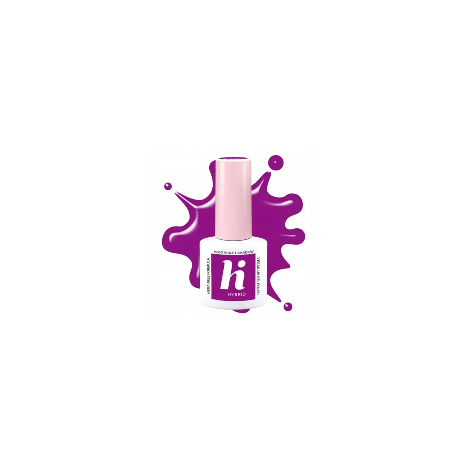 HI HYBRID 2000's lakier hybrydowy Hema Free 280 Violet Shadow 5ml