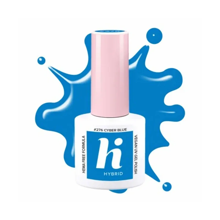 HI HYBRID 2000's lakier hybrydowy Hema Free 276 Neon Cyber Blue 5ml