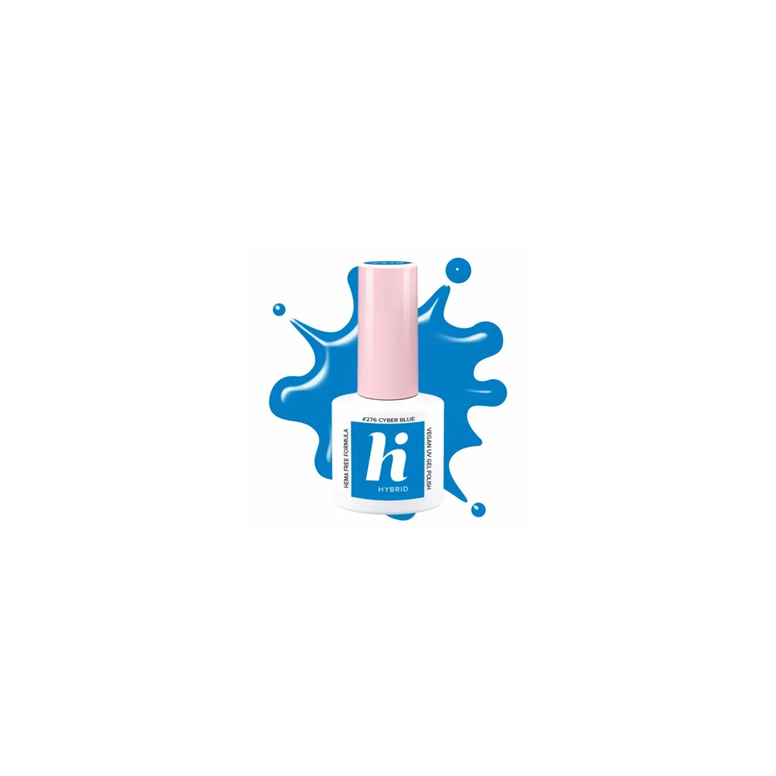 HI HYBRID 2000's lakier hybrydowy Hema Free 276 Neon Cyber Blue 5ml