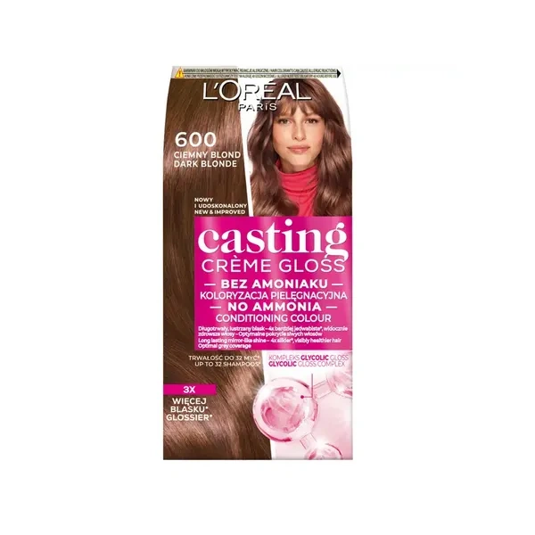 LOREAL Casting Creme GlosS 600 Ciemny Blond