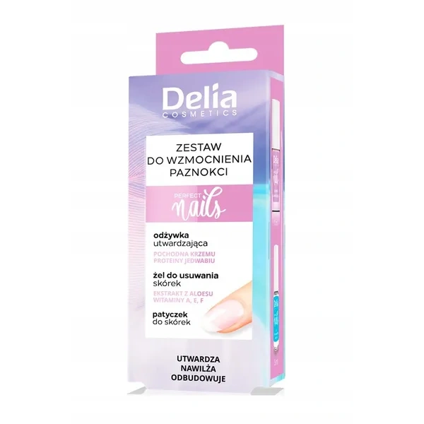 Delia DELIA Perfect Nails zestaw do wzmocnienia paznokci — Składniki i ocena