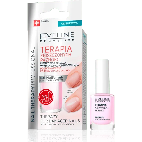 EVELINE Nail Therapy odżywka do zniszczonych paznokci 12ml