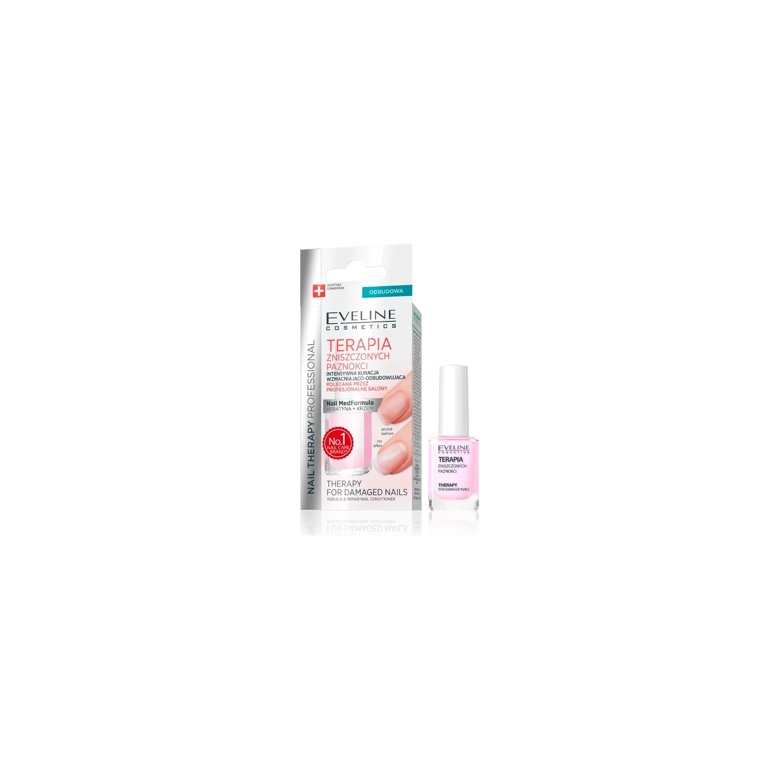 EVELINE Nail Therapy odżywka do zniszczonych paznokci 12ml