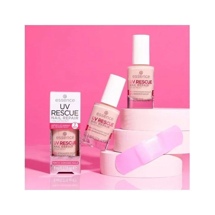 ESSENCE UV Rescue Nail Repair kuracja naprawcza do paznokci 01 8ml