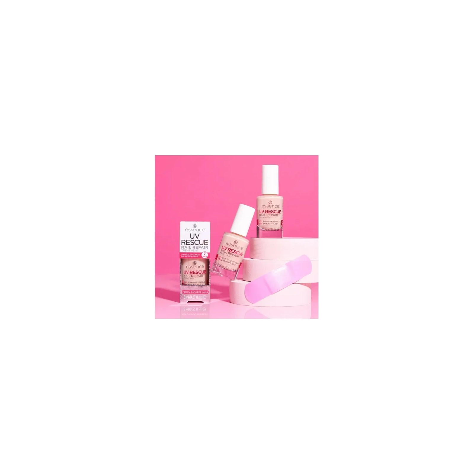 ESSENCE UV Rescue Nail Repair kuracja naprawcza do paznokci 01 8ml