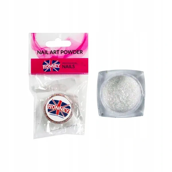 RONNEY Nail Art Powder Mermaid Effect pyłek do paznokci Efekt syrenki 