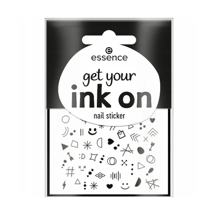 ESSENCE Get Your Ink On naklejki na paznokcie Nail Sticker 80szt
