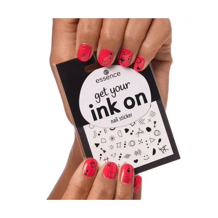 ESSENCE Get Your Ink On naklejki na paznokcie Nail Sticker 80szt