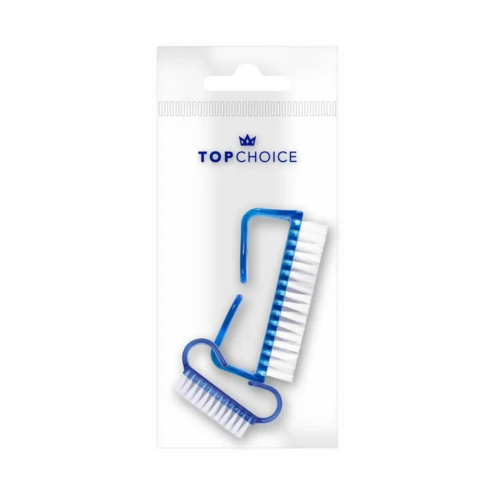 TOP CHOICE szczoteczka do rąk mała i duża 2szt Nail Brush 74851