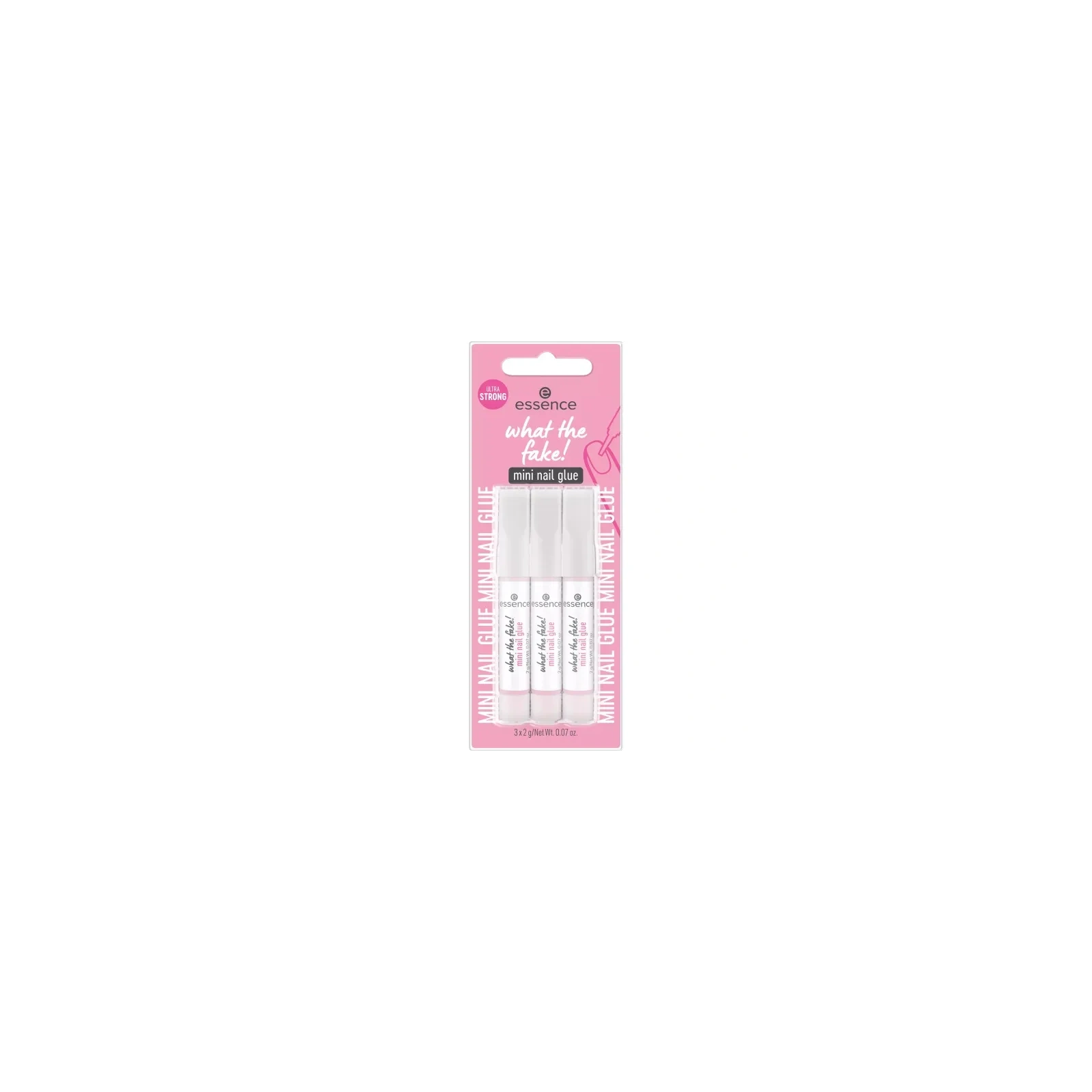 ESSENCE What The Fake! mini klej do sztucznych paznokci 01 3x2g