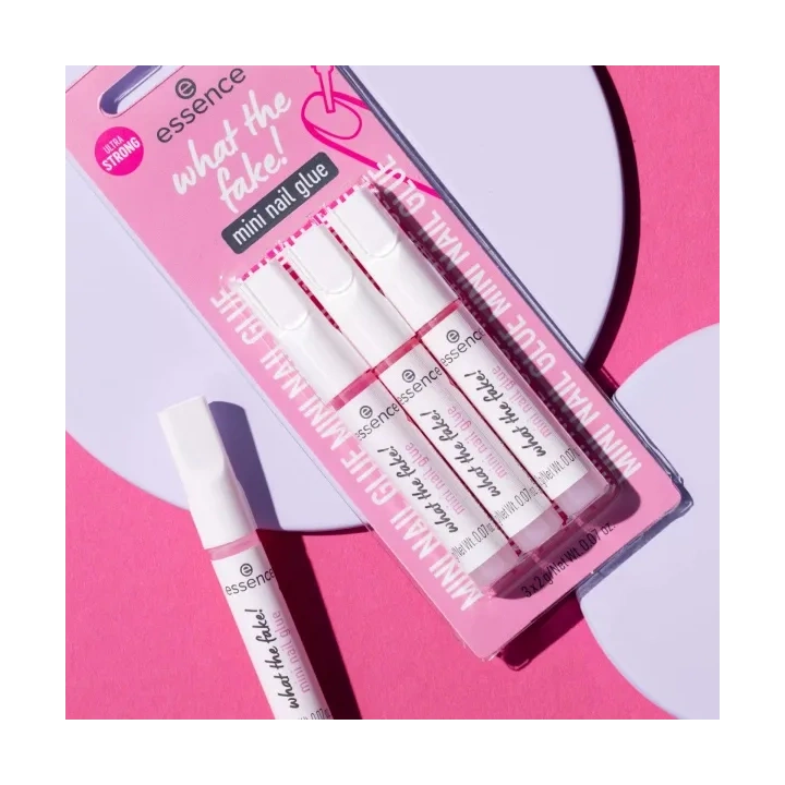 ESSENCE What The Fake! mini klej do sztucznych paznokci 01 3x2g