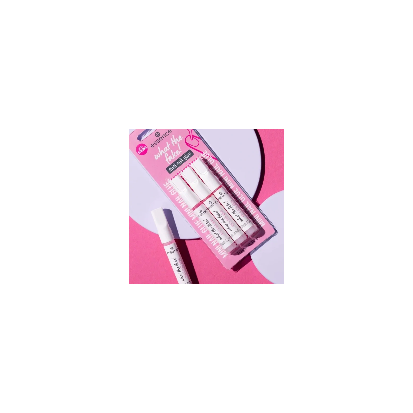 ESSENCE What The Fake! mini klej do sztucznych paznokci 01 3x2g