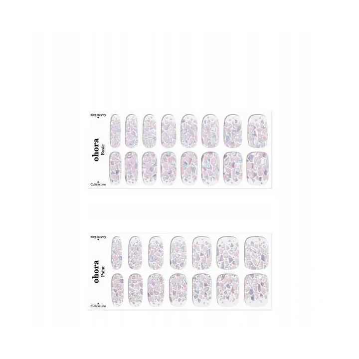OHORA lakier hybrydowy w naklejce M Petal Rain ND-351 30szt 