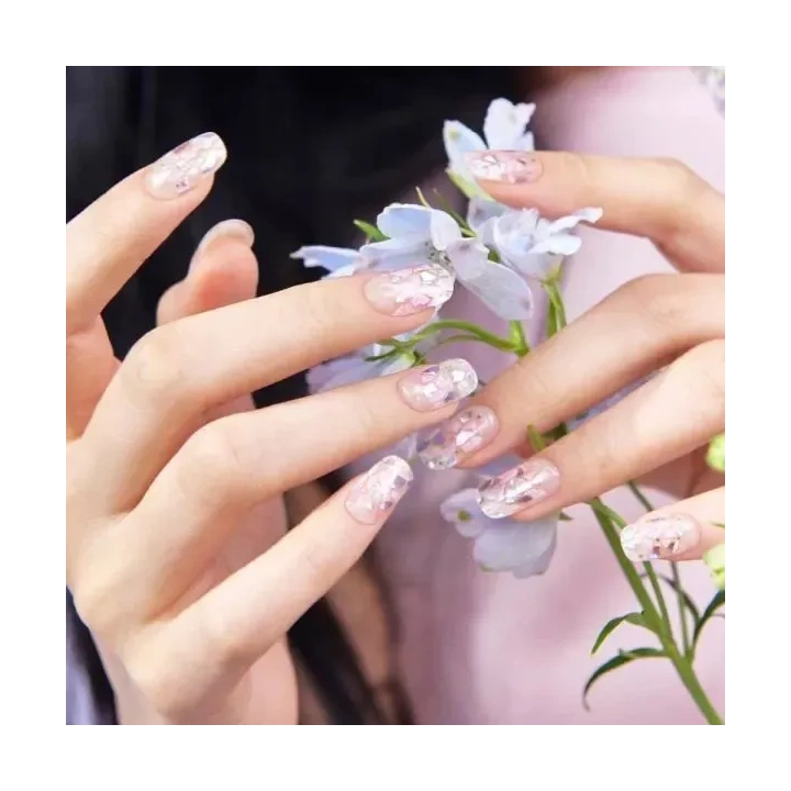 OHORA lakier hybrydowy w naklejce M Petal Rain ND-351 30szt 