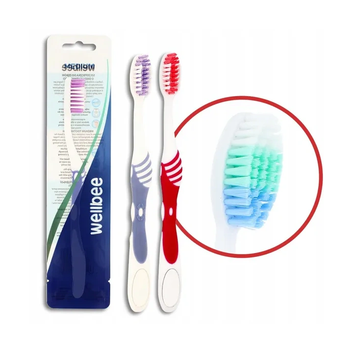WELLBEE szczoteczka do zębów Medium 1szt.