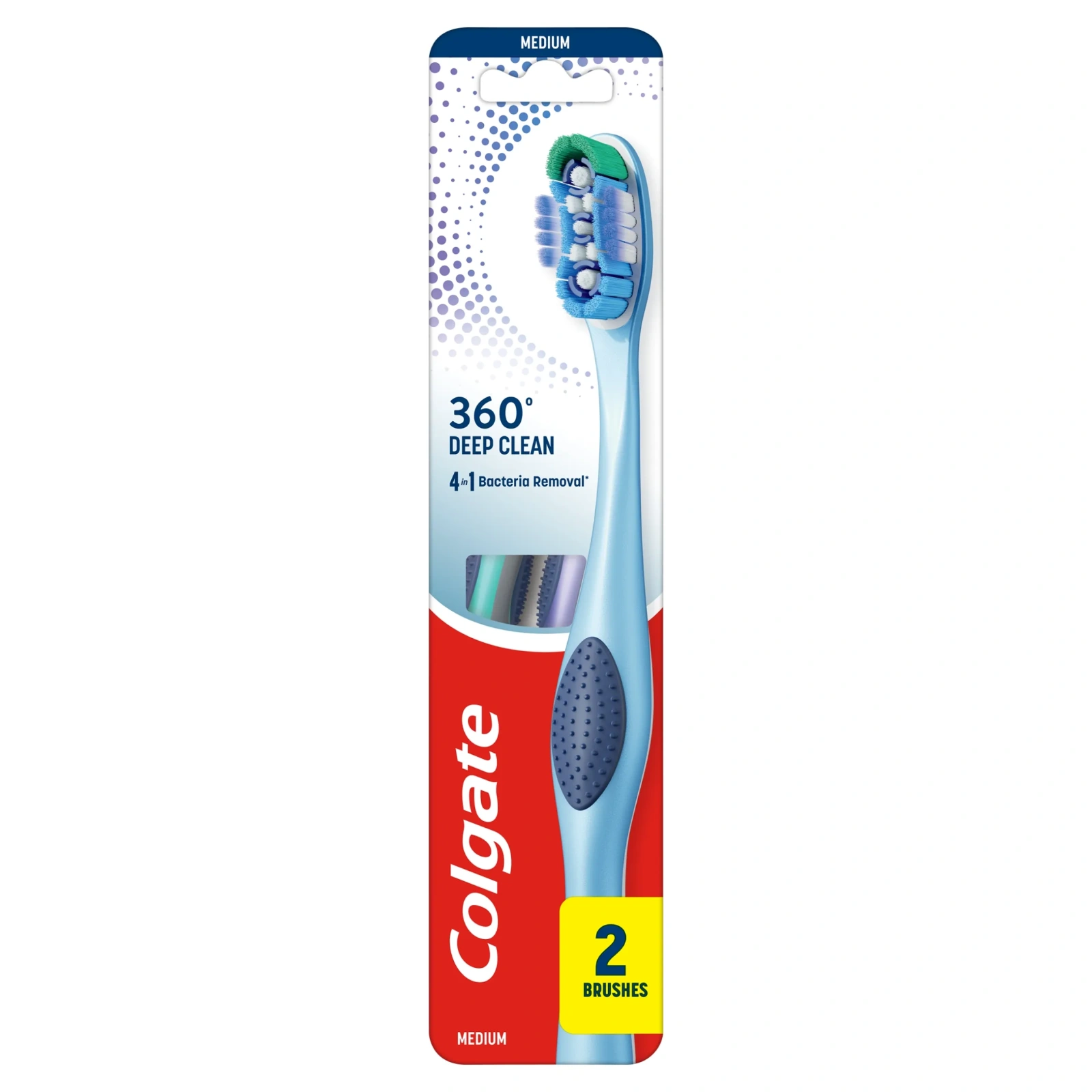 COLGATE 360 Deep Clean szczoteczka do zębów Medium 2szt
