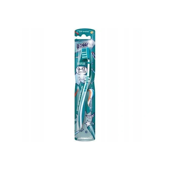 AQUAFRESH Advance szczoteczka do zębów dla dzieci 9-12 lat Soft 