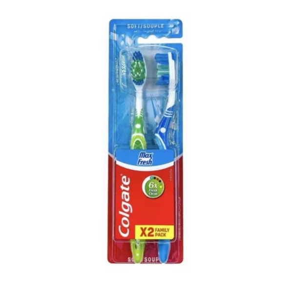 COLGATE Max Fresh Soft szczoteczka do zębów 2szt