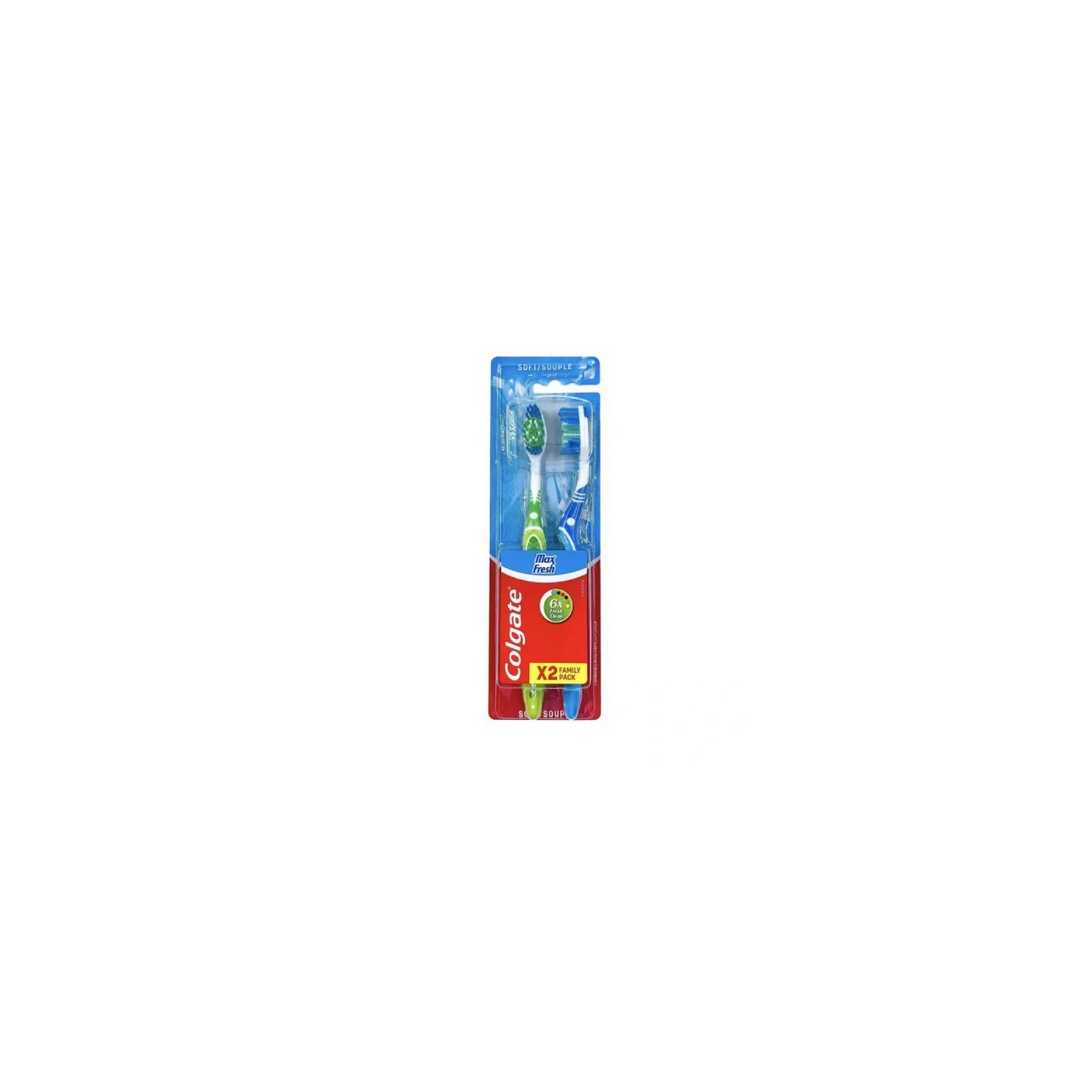 COLGATE Max Fresh Soft szczoteczka do zębów 2szt
