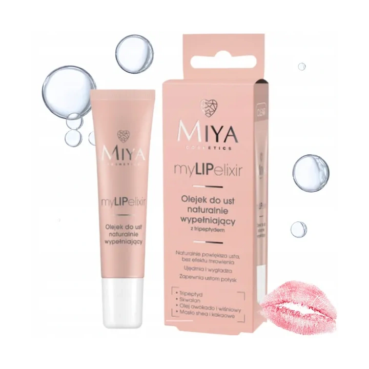 MIYA MyLIPelixir olejek do ust naturalnie wypełniający Clear 10g