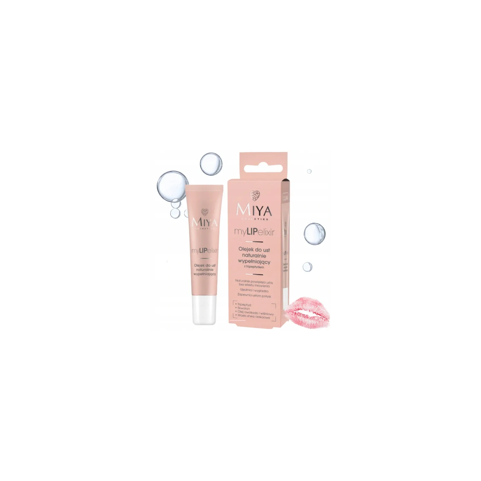 MIYA MyLIPelixir olejek do ust naturalnie wypełniający Clear 10g