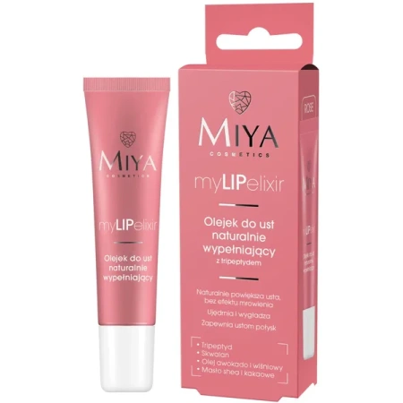 MIYA MyLIPelixir olejek do ust naturalnie wypełniający Rose 10g