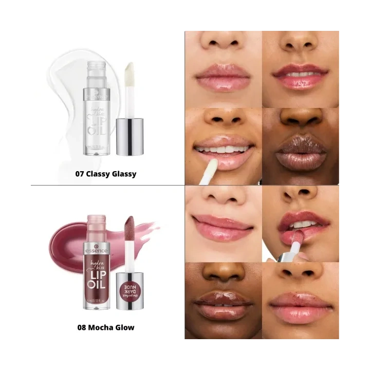 ESSENCE Hydra Kiss Lip Oil olejek do ust 08 Mocha Glow 4ml 