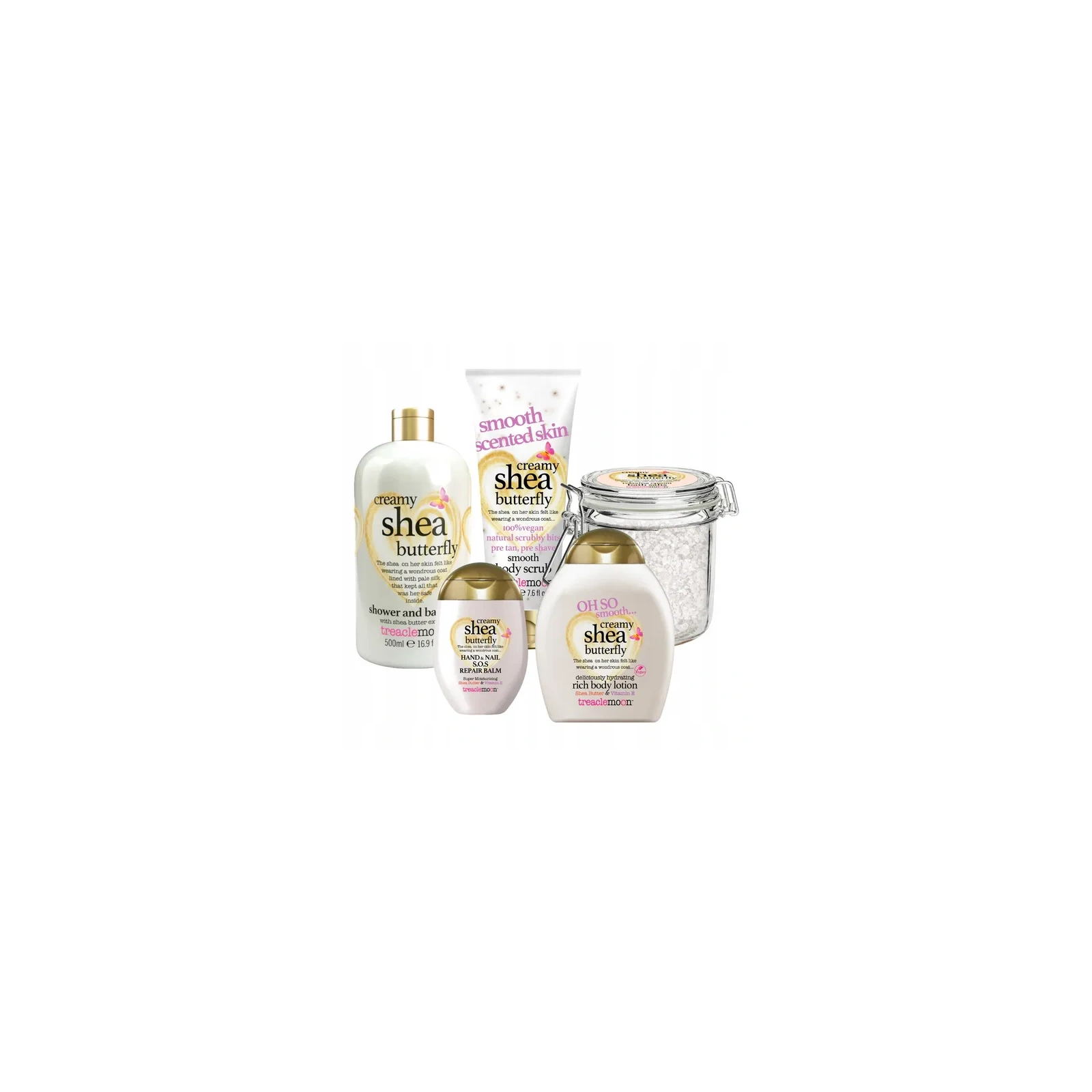TREACLEMOON peeling do ciała Brazilian Love Shea Butterfly 225ml