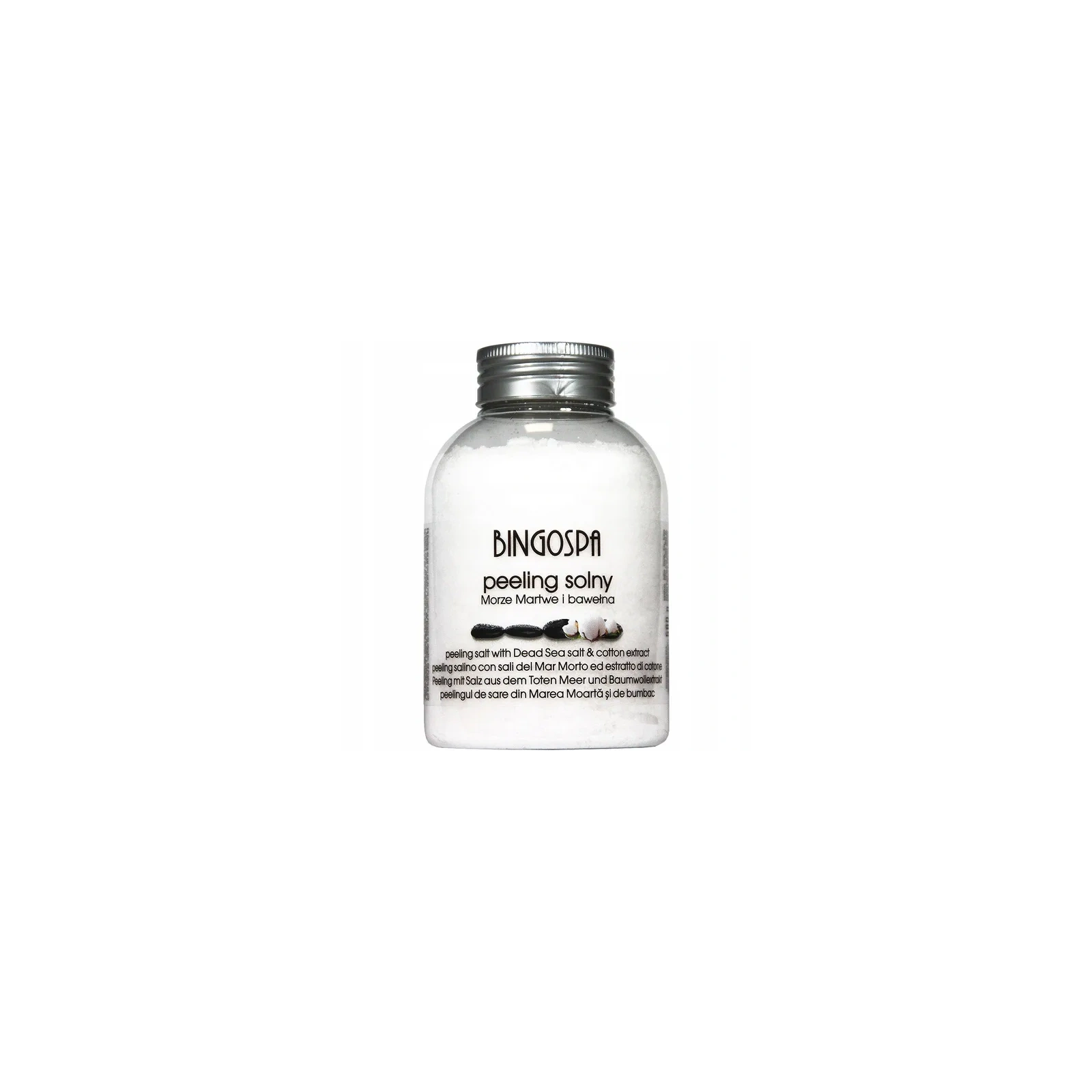 BINGOSPA peeling do ciała solny Morze Martwe i Bawełna 580g