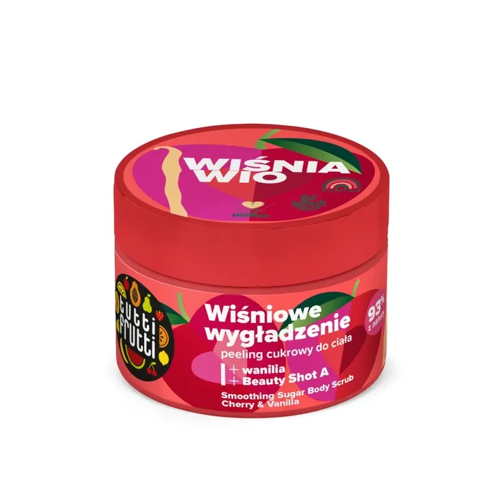 FARMONA Tutti Frutti cukrowy peeling do ciała Wiśnia Wio 300g