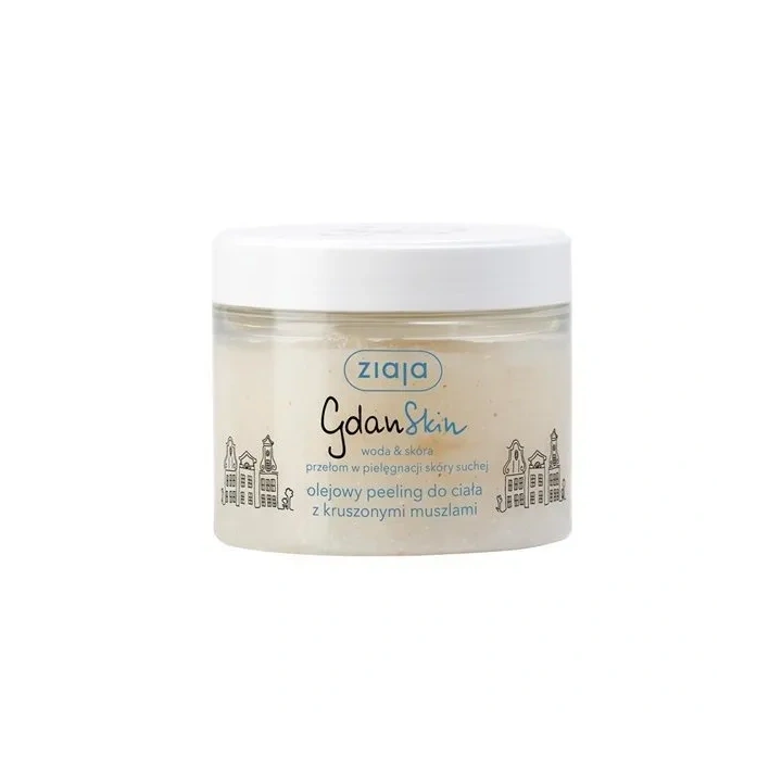 ZIAJA GdanSkin olejowy peeling do ciała z kruszonymi muszlami 300ml