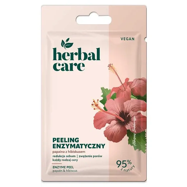 FARMONA Herbal Care Vegan peeling do twarzy enzymatyczny Papaina Hibiskus 7g 