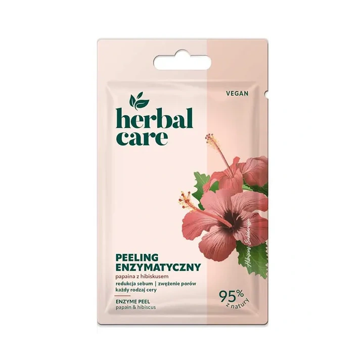 FARMONA Herbal Care Vegan peeling do twarzy enzymatyczny Papaina Hibiskus 7g 