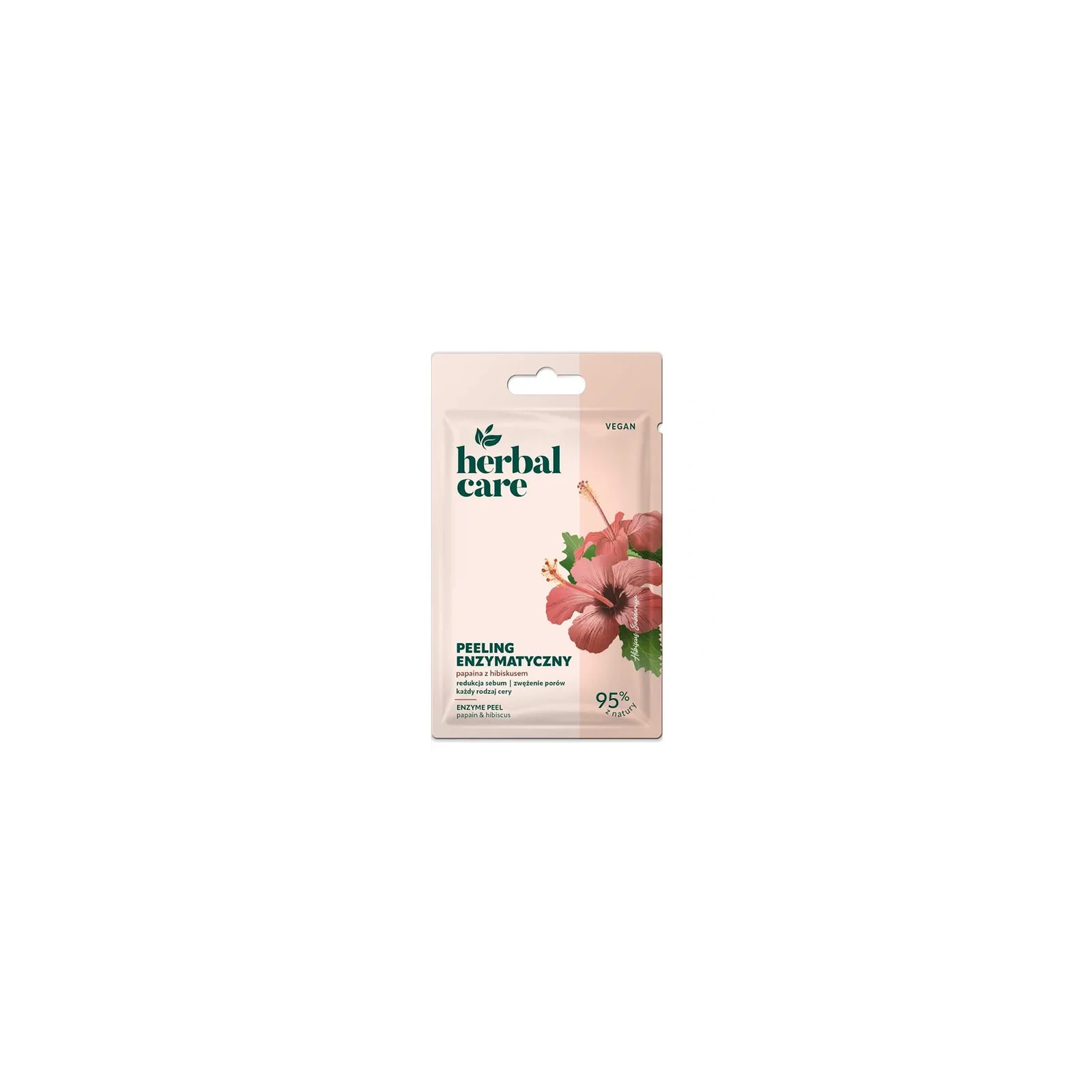 FARMONA Herbal Care Vegan peeling do twarzy enzymatyczny Papaina Hibiskus 7g 