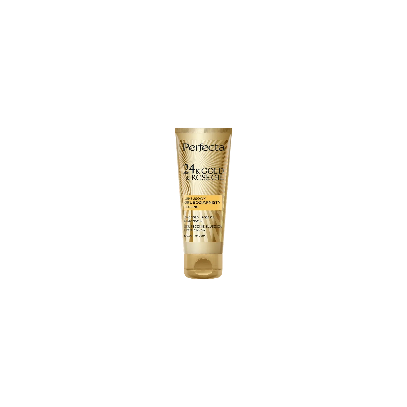DAX Perfecta 24k Gold & Rose Oil peeling do twarzy gruboziarnisty 75g