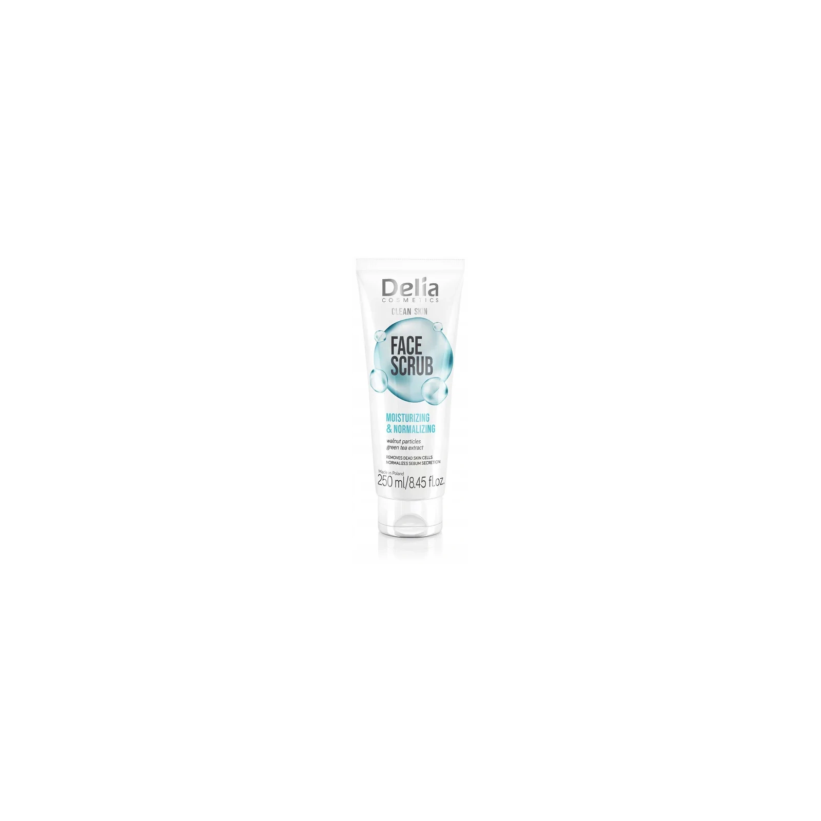DELIA Clean Skin peeling do twarzy normalizująco-nawilżający 250ml
