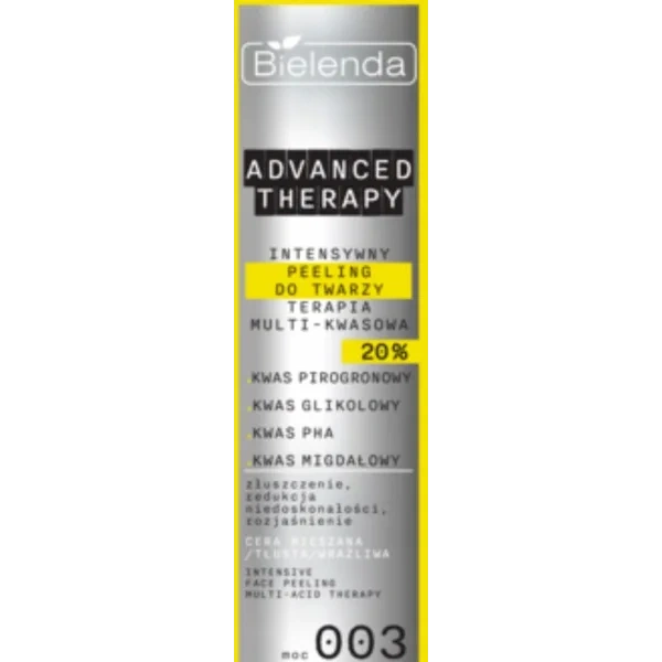 BIELENDA Advanced Therapy peeling do twarzy Terapia Multi-Kwasowa 20% 30ml