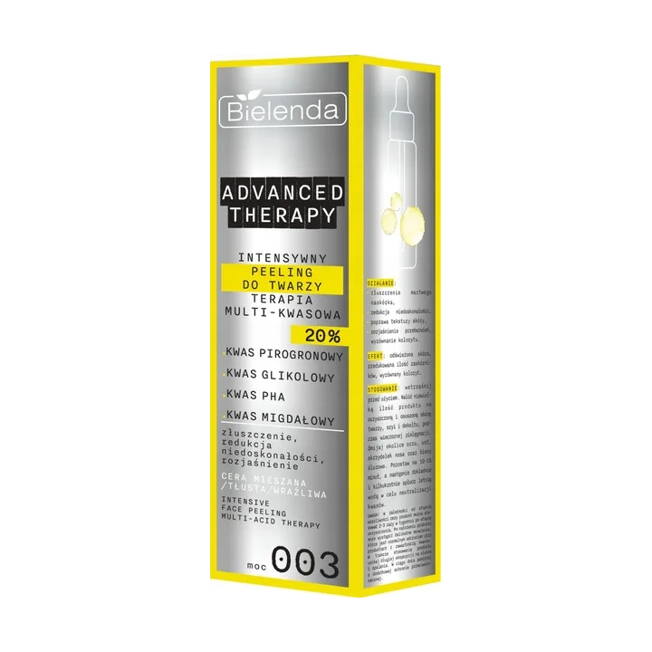 BIELENDA Advanced Therapy peeling do twarzy Terapia Multi-Kwasowa 20% 30ml
