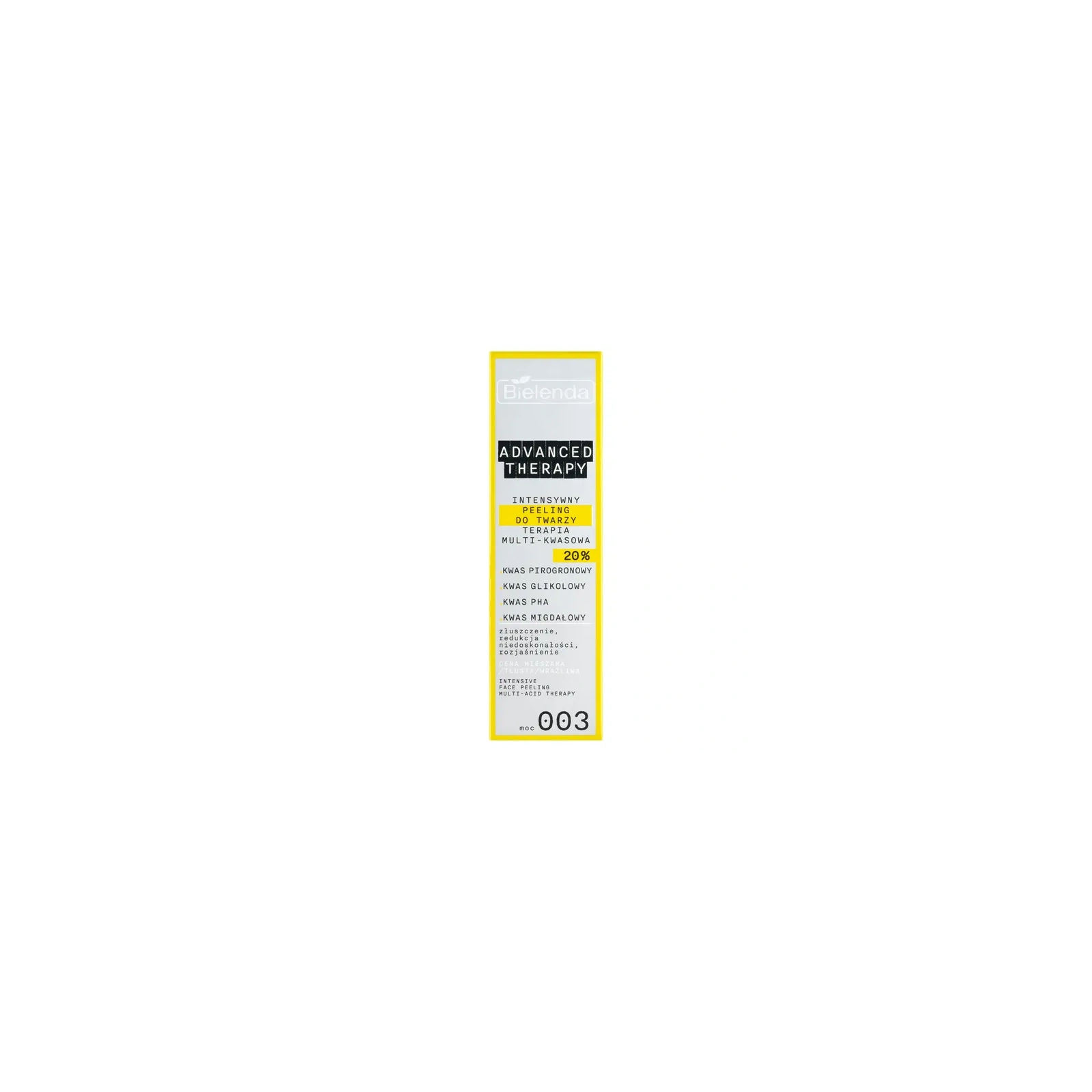 BIELENDA Advanced Therapy peeling do twarzy Terapia Multi-Kwasowa 20% 30ml