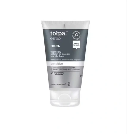 TOŁPA Dermo Men Sensitive łagodzący balsam po goleniu bez alkoholu 100ml