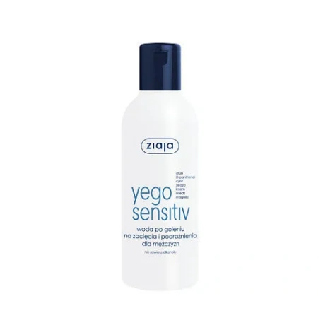 ZIAJA Yego Sensitiv woda po goleniu na zacięcia i podrażnienia dla mężczyzn 200ml