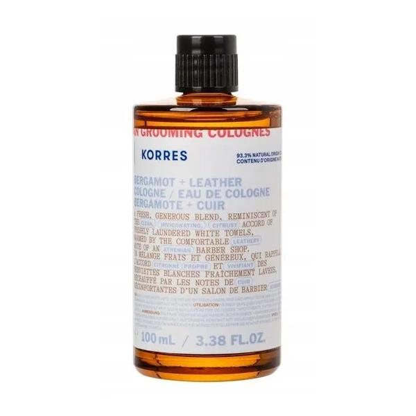 KORRES Achillea Men woda kolońska Bergamot + Leather 100ml