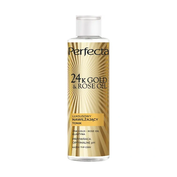 DAX Perfecta 24k Gold & Rose Oil tonik do twarzy nawilżający 200g