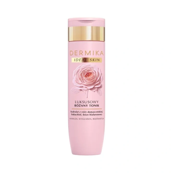 DERMIKA Ideal Skin luksusowy różany tonik do twarzy 200ml