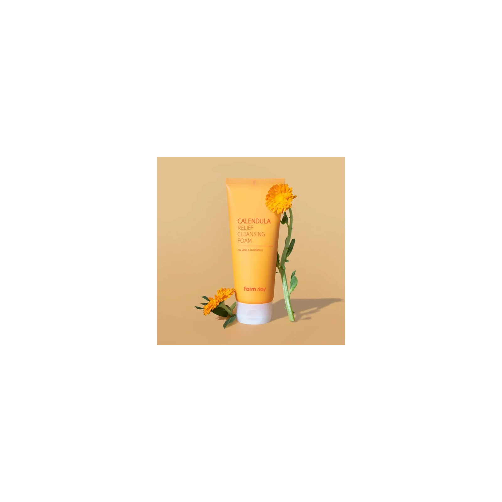 FARMSTAY Calendula Relief pianka do mycia twarzy z nagietkiem 180ml