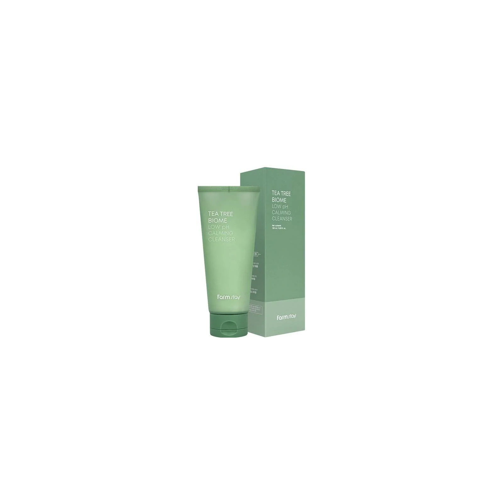 FARMSTAY Tea Tree Biome pianka oczyszczająca do twarzy o niskim PH 180ml 